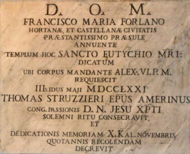 Soriano nel Cimino | Chiesa di Sant'Eutizio (Passionisti)